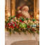 Floral Jeweled Ball Ornament, Set of 6 - 6-8 Inches