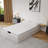 Upholstered Panel Bed with Oversized Arched Headboard and Side Ledges-1270277606