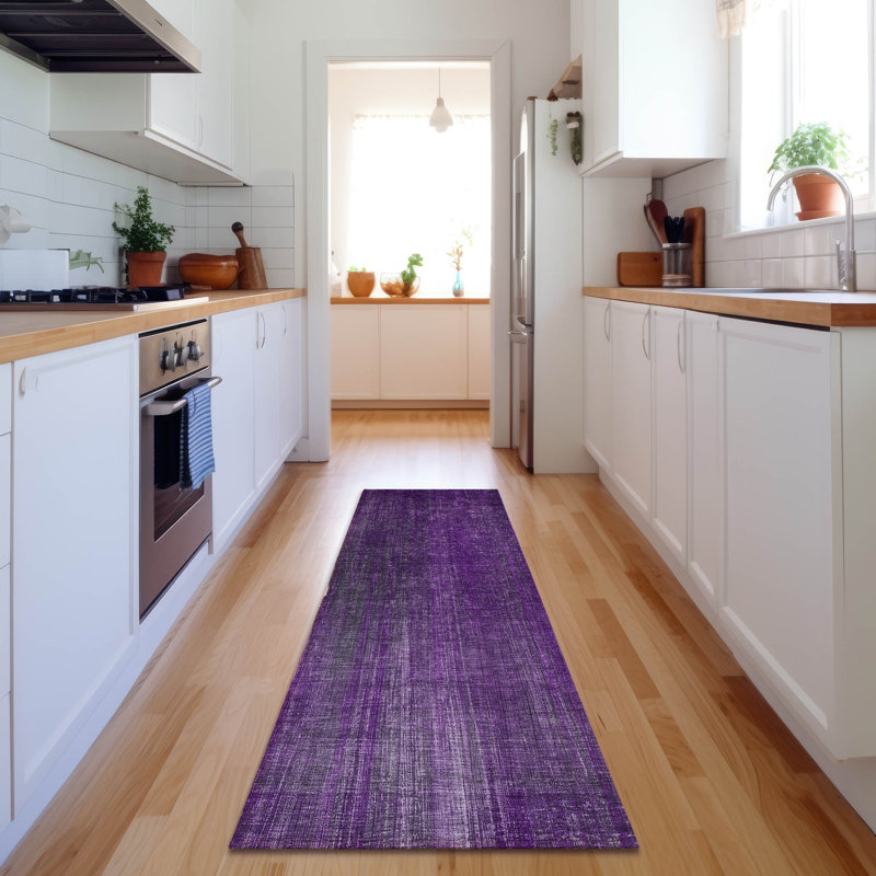 Tapis Cerrito avec envers antidérapant, Tapis de couloir 2 pi 3 po x 7 pi 6 po