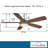 54" Lun Aire 5 - Blade LED Standard Ceiling Fan with Pull Chain and Light Kit Included-22544500