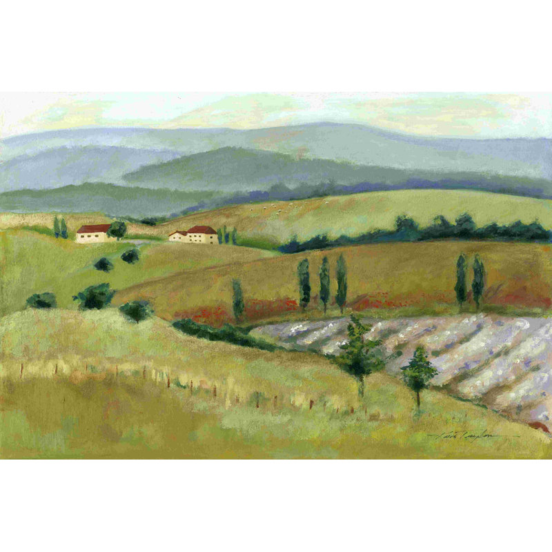 Toscane après-midi II, H 32 po x l 48 po