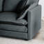 Fauteuil Comfy en chenille grise