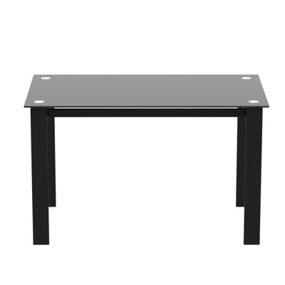 Table d'escalade moderne - verre trempé noir, rectangulaire, difficile, capacité de 170 livres