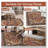 Ultra-Thin Washable 5X7 Brown/Multi Oriental Area Rug Non-Slip Non-Shedding Stain Resistant Carpet For Living Room Bedroom Nursery Playroom-207150285