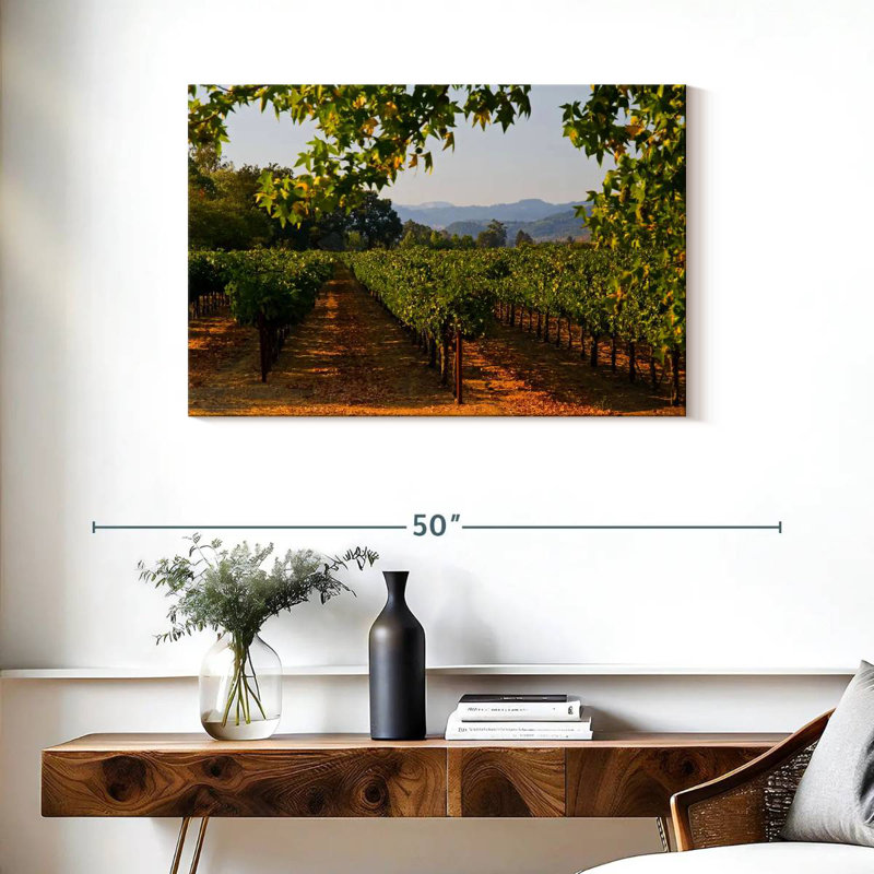 Alvord Napa Vineyard Sunset, H 24 po x l 36 po