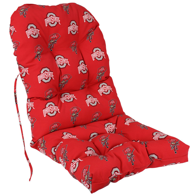 Coussin de chaise adirondack intérieur/extérieur NCAA