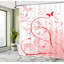 Ensemble de rideau de douche + crochets-44246460