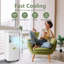 Climatiseur portatif 8 000 BTU avec télécommande 3-en-1 CA avec minuterie de 24 heures pour refroidir jusqu'à 350 pieds carrés Pi. Climatiseur intérieur avec ensemble de fenêtre pour mode veille