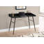 Bureau d'ordinateur, bureau personnel, ordinateur portable, tablettes de rangement, L 48 po, travail, stratifié aspect marbre, métal, contemporain, moderne-1476025605