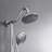 6 Inch Rain Shower Head And Handheld - Low Water Compatible Wall Mounted Dual With Practical Function