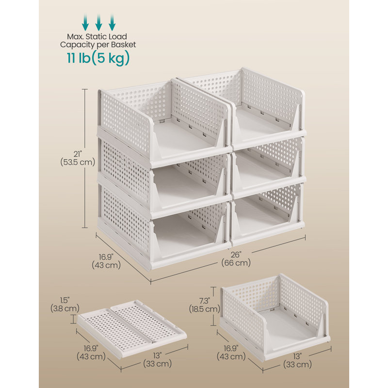 Bollitree Polyethylene Plastic Drawer Organisers