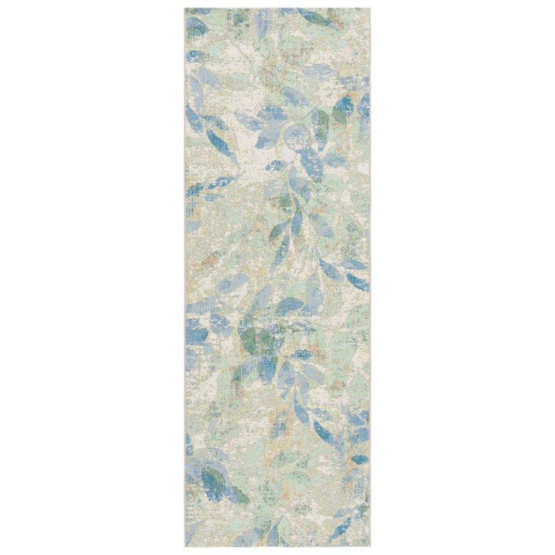 Bonard 500 Performance Floral Indoor/Outdoor Area Rug, Runner 2'8" x 8'