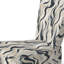 Chaise d'appoint rembourrée moderne et contemporaine Esoteric Flow I - noir et beige