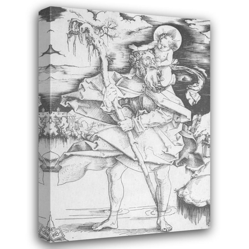 St Christopher, H 40 po x l 27 po