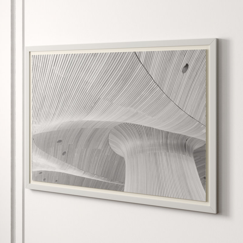 Architectural Moment 7' Framed Photographic Print on Glass