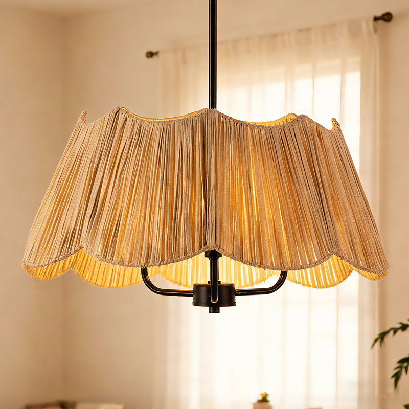 Bohemian 3-Light Pendant Light With Adjustable Chain,, Matte Black Finish For Dining Room Kitchen Island