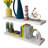 Ashae Wall Shelves Floating Shelves Wall Mounted Display Shelves for Book DVD-1325385006