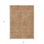 Tapis extérieur lavable géométrique brun et beige 5 pi x 8 pi