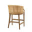 Tabouret de comptoir fabriqué à la main en rotin H 25 po