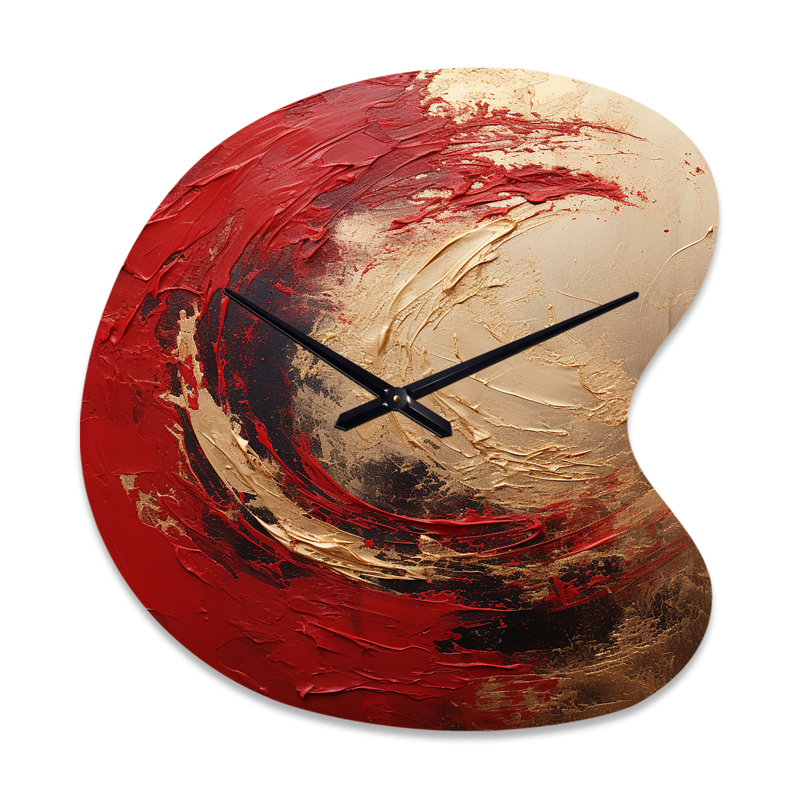 Red Gold Fusion Spiral I - Abstract Spirals, Grand