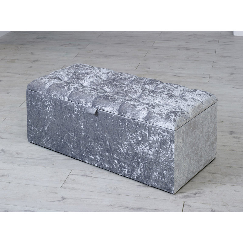 Dorothea 102cm Wide Rectangle Ottoman with Storage