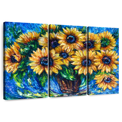 Harnek tournesol amour avec couteau à palette