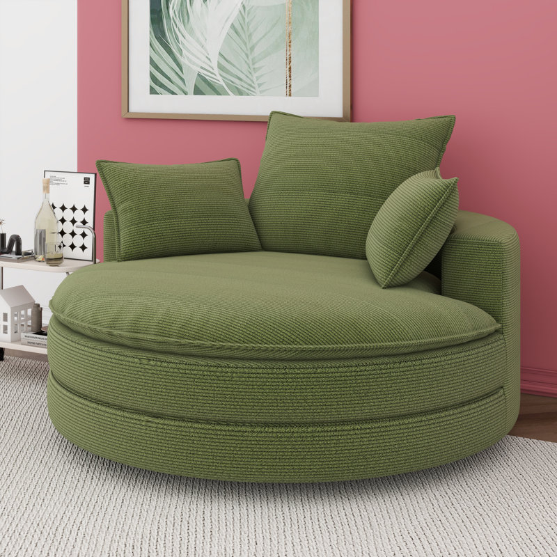 Canapé pivotant Boneless, Vert