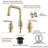 Widespread 2-handle Bathroom Faucet with Drain Assembly-62448799