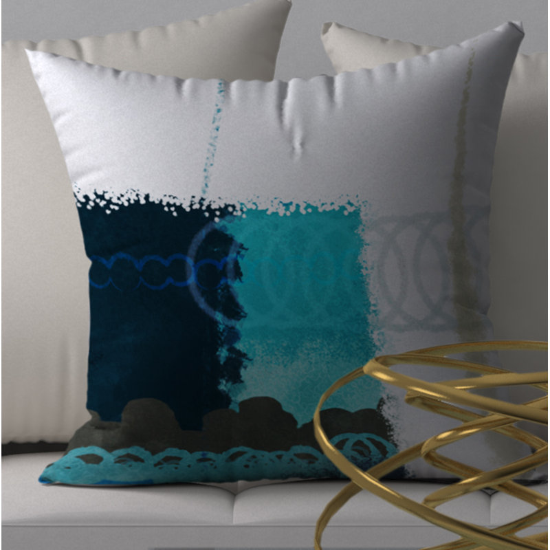 Housse de coussin carrée/insert, 18" x 18"