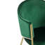 Chaise rembourrée en velours