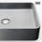 Tarragona Gothic 19" L x 14" W x 4" H Gray Concreto Stone Handmade Rectangular Vessel Bathroom Sink