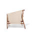 Chaise de patio avec coussins Ness