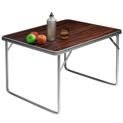 Cathryn Rectangular Wood Folding Outdoor Camping Table , 80cm cm W 60cm cm D