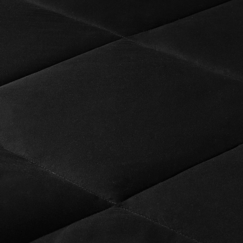 Twin/Twin XL Comforter Set Black, Twin Comforter + 1 Standard Sham, Black