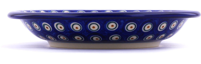 Flowering Peacock Stoneware Pasta Bowl