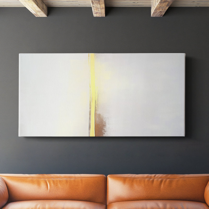 Toile tendue abstraite 8 # Abstract Series, H 16 po x l 32 po