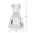 3.5'' H Glass Tabletop Candlestick-1472460125