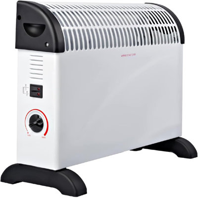 Belfry Heating Donaldson 2000W Electric Compact Space Heater with Adjustable Thermostat