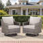 Chaises pivotantes de patio Red Barrel Studio®-1329908842