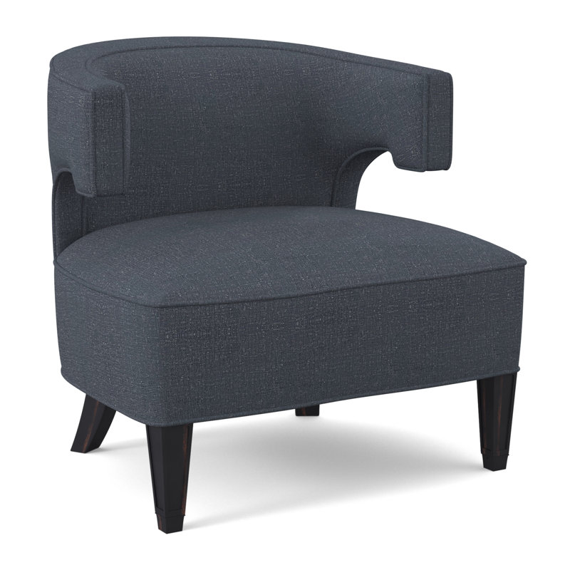 Laurel Barrel Chair, Vintage Ebony, Libby Linen