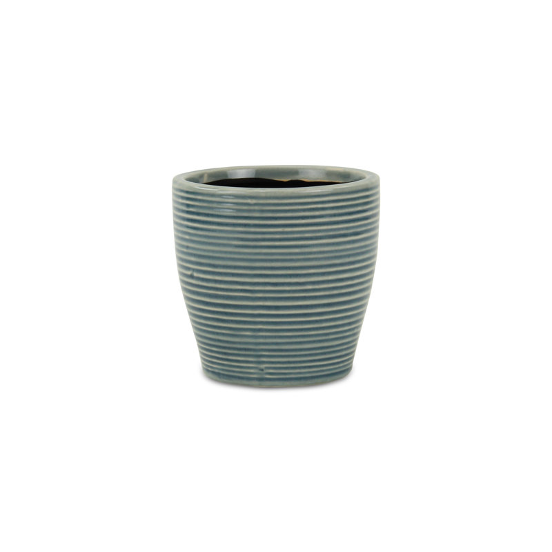 Handmade Pot Planter, 4.25" H x 4.25" W x 4.25" D