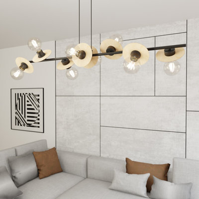 Parkview 8 - Light Matte Black Pendant
