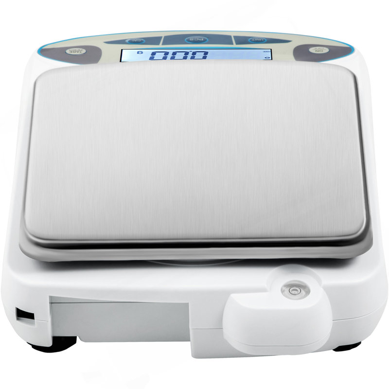 Balance d'analyse, balance de laboratoire de précision 5000G X 0,01G, balance d'analyse électronique de haute précision, conversion de 13 unités, fonction de comptage, écran LCD, pour bijoux de laboratoire de l'Université (5000G, 0,01G)