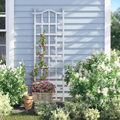 Kerrimore 79.1'' H x 30'' W Vinyl Lattice Panel Trellis