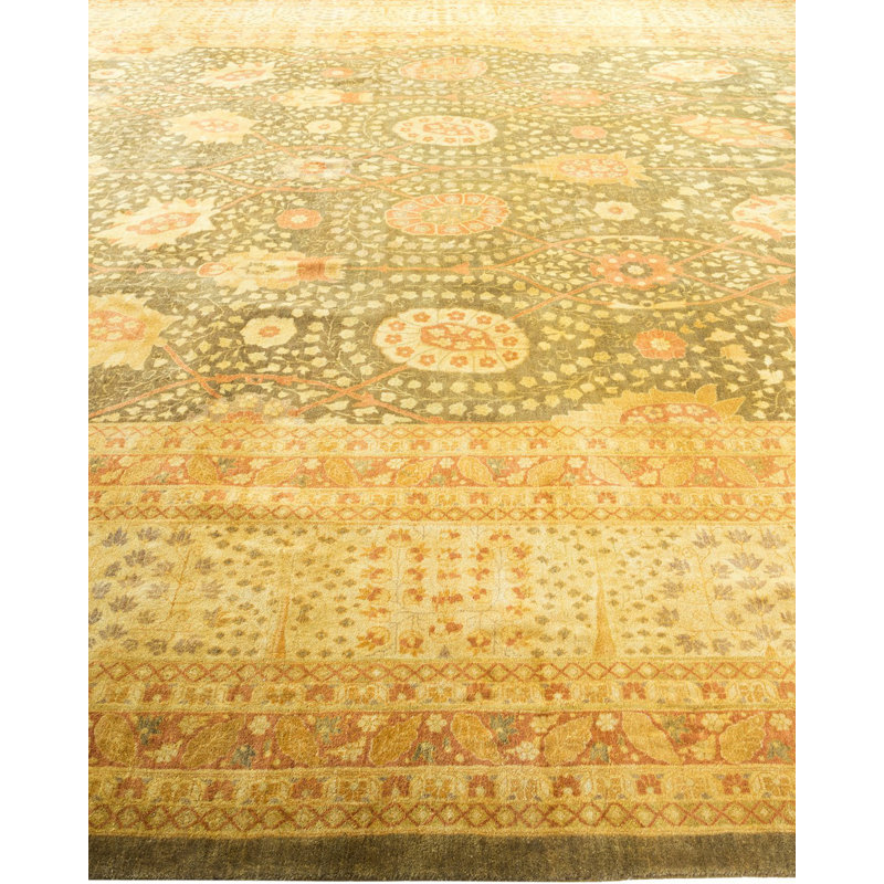 Classic One-of-a-Kind 12' 2" x 18' 5" Hand Knotted Area Rug