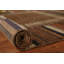 Tapis brun noué à la main de conception unique 4 pi 1 po x 5 pi 11 po