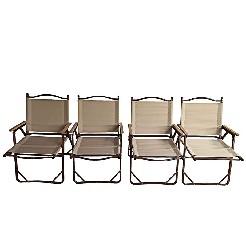 Foldable And Portable Chair Set Of 4
