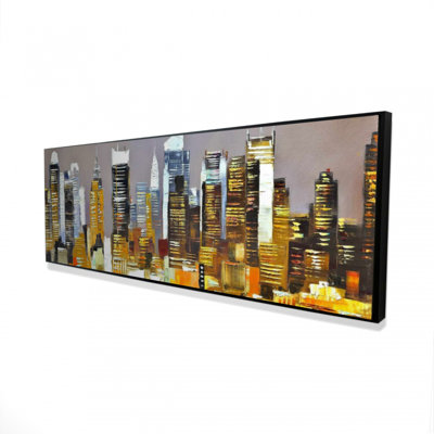 " Texturized Skyscrapers By Night "