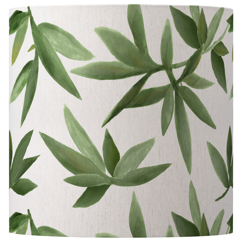 Cotton Round Lamp Shade, Ocean, 50cm H x 48cm W x 48cm