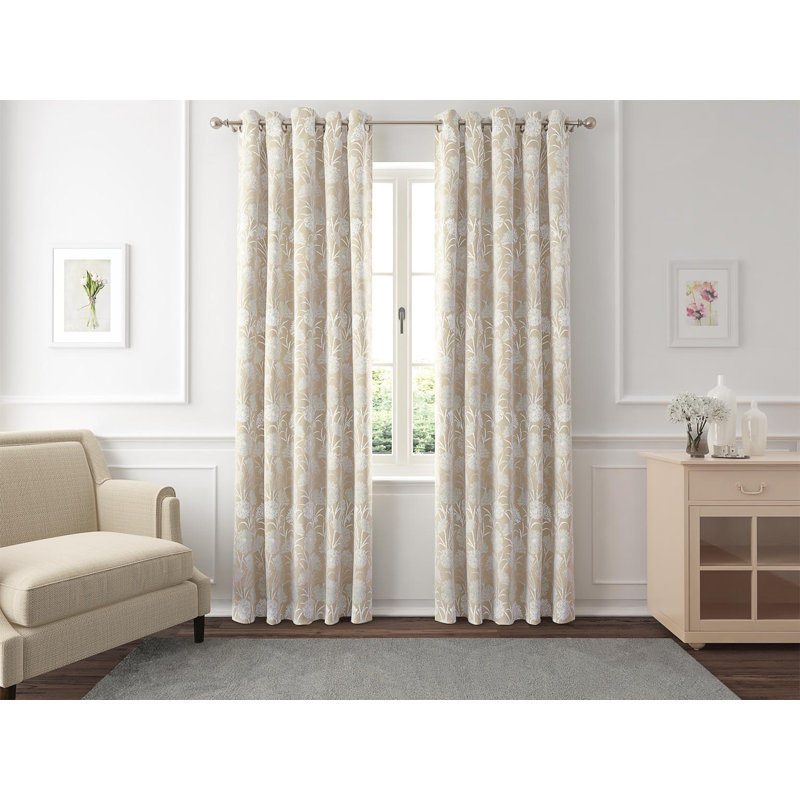 MIRAGE Room Darkening Curtain Pair, Linen